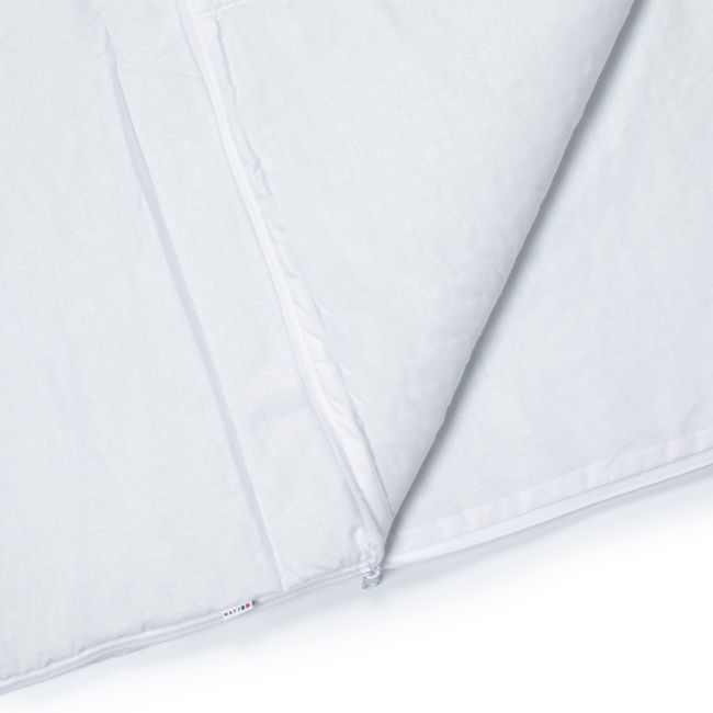 Sac de dormit de bumbac cu perna si fermoar 140x75 cm Nativo Dreams Alb PMICNAT-D/SDK-ALB
