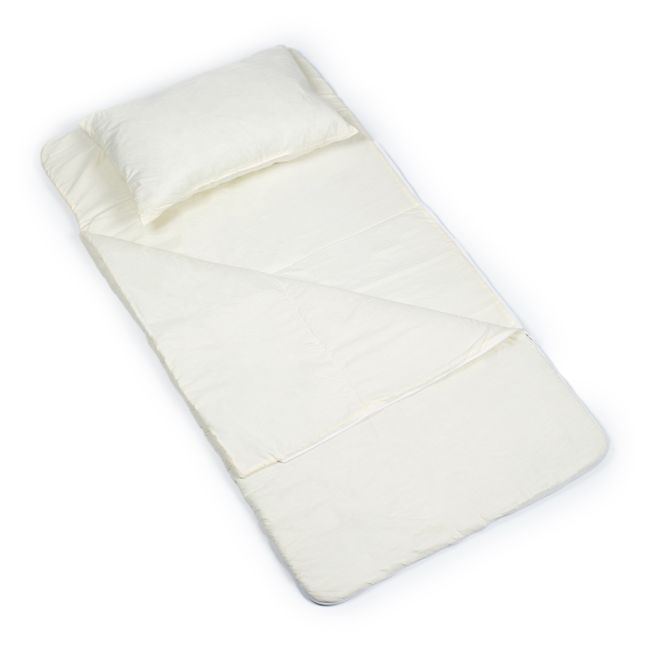 Sac de dormit de bumbac cu perna si fermoar 140x75 cm Nativo Dreams Bej PMICNAT-D/SDK-BEJ