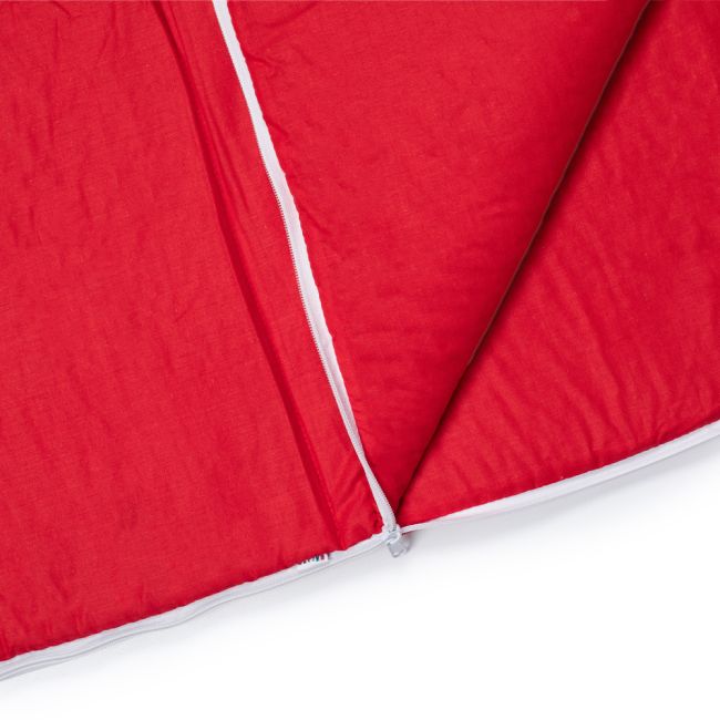 Sac de dormit de bumbac cu perna si fermoar 140x75 cm Nativo Dreams Rosu PMICNAT-D/SDK-ROSU