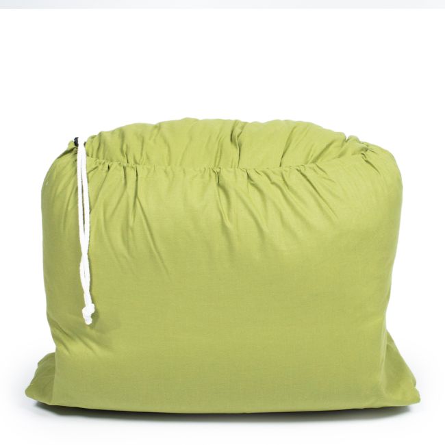 Sac de dormit de bumbac cu perna si fermoar 140x75 cm Nativo Dreams Verde PMICNAT-D/SDK-VERDE