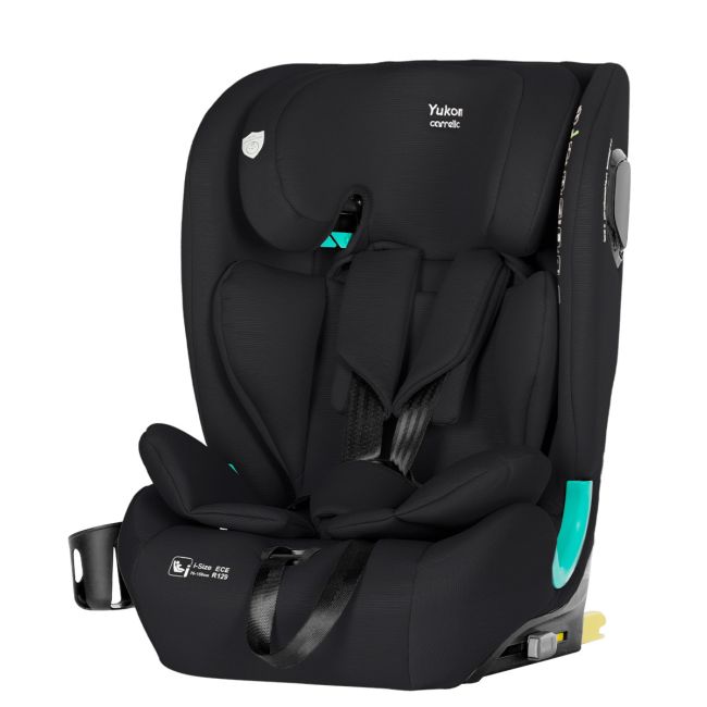 Scaun auto Isofix, 2 pozitii de inclinare, Top Tether, Carrello YUKON I-Size 76-150 cm Midnight Black PMICCRL-15808-MNBLACK