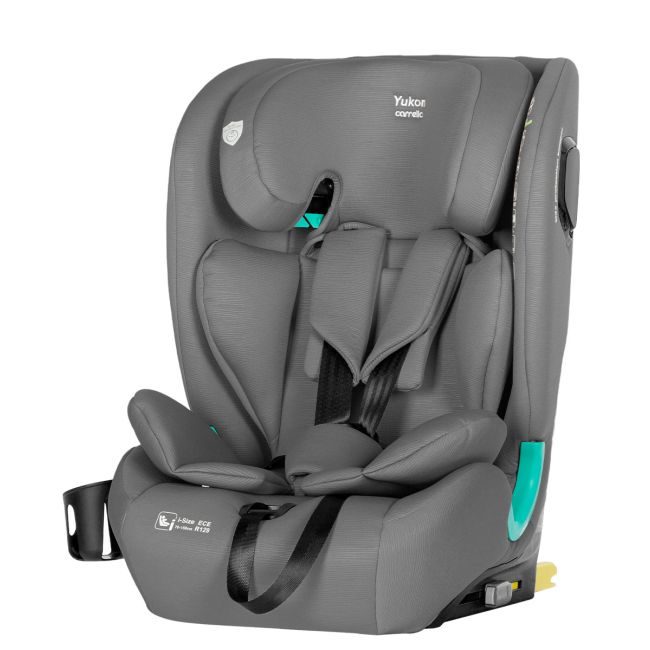 Scaun auto Isofix, 2 pozitii de inclinare, Top Tether, Carrello YUKON I-Size 76-150 cm Seashell Grey PMICCRL-15808-SSGREY