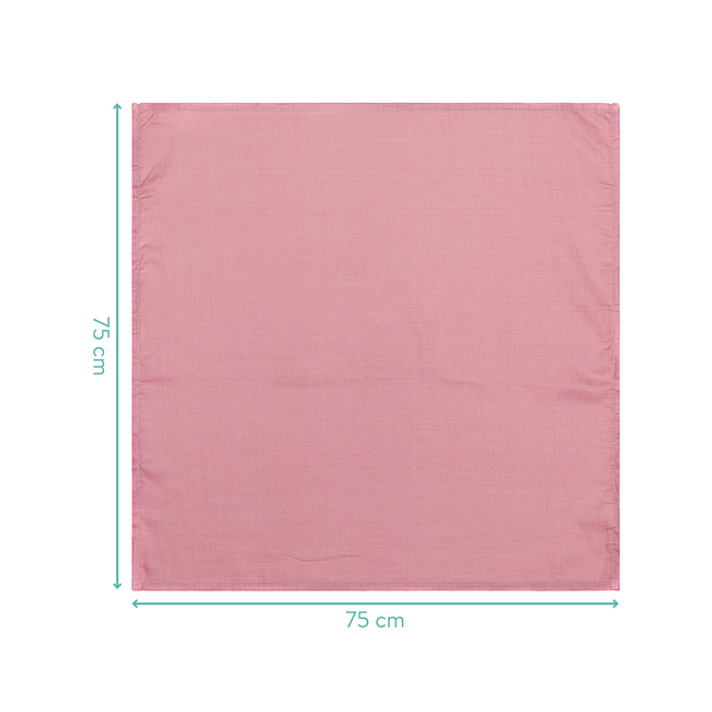 Scutece din muselina flowers, 50% bambus si 50% bumbac, 3/set 75x75 cm Fillikid