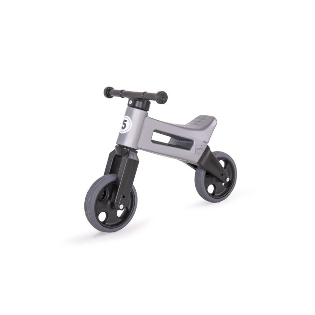 Bicicleta fara pedale Funny Wheels RIDER SPORT 2 in 1 Grey PMIC8595557508731