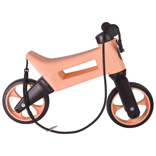 Bicicleta fara pedale Funny Wheels Rider SuperSport 2 in 1 Pastel Apricot PMICFWR-SS-PAPR