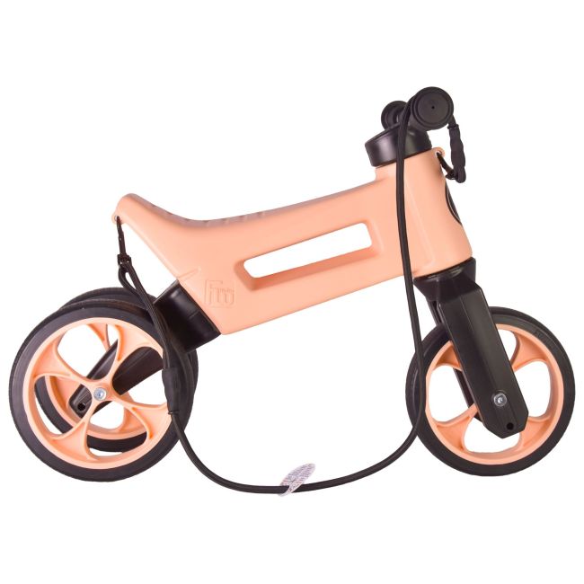 Bicicleta fara pedale Funny Wheels Rider SuperSport 2 in 1 Pastel Apricot PMICFWR-SS-PAPR