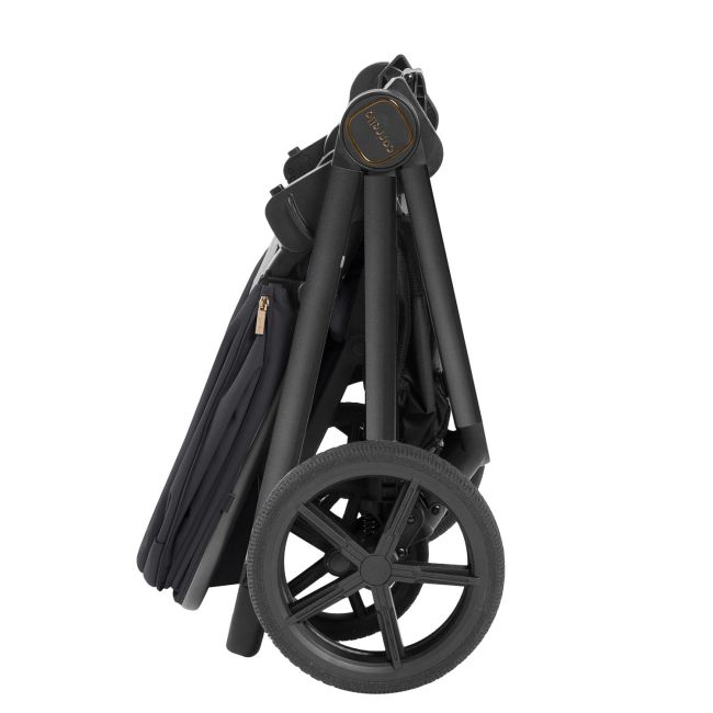 Carucior 2 in 1, reversibil, protectie UV SPF 50, 2 in 1 Carrello Ultra 2025 Basalt Black PMICCRL-6527-BBLACK