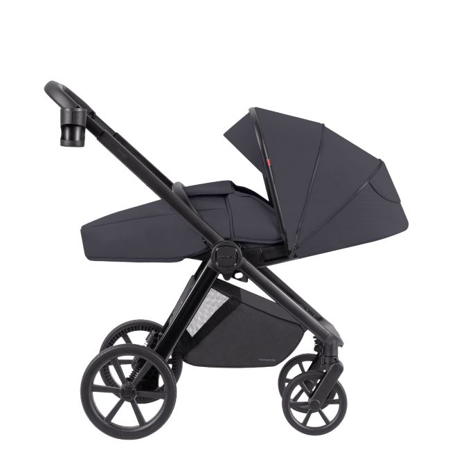 Carucior 2 in 1 Carrello Omega Plus, protectie UV SPF 50, 2 in 1 Cosmo Black PMICCRL-6540/1-COBLACK