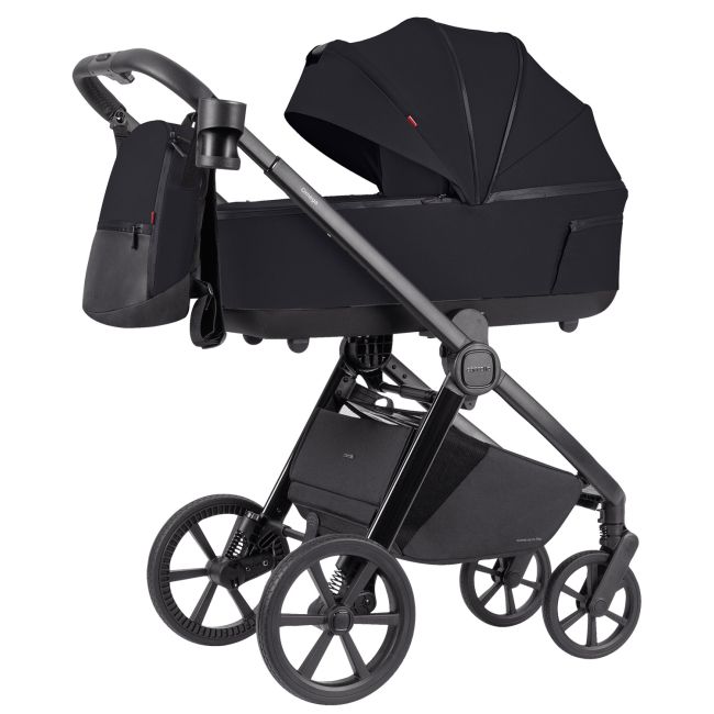Carucior 2 in 1 Carrello Omega Plus, protectie UV SPF 50, 2 in 1 Cosmo Black PMICCRL-6540/1-COBLACK