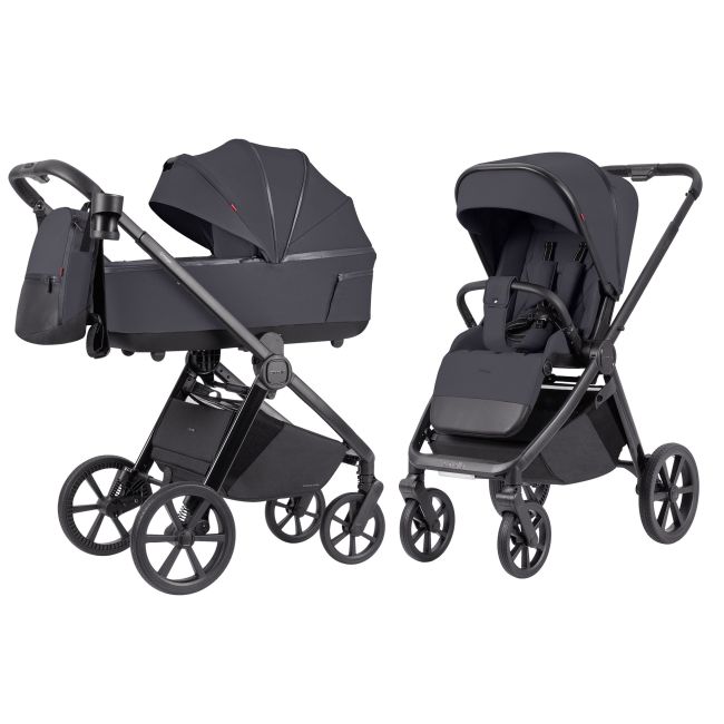 Carucior 2 in 1 Carrello Omega Plus, protectie UV SPF 50, 2 in 1 Meteor Grey PMICCRL-6540/01-MEGREY