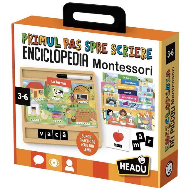 Headu Enciclopedia Montessori primul pas spre scriere ARTHE59650