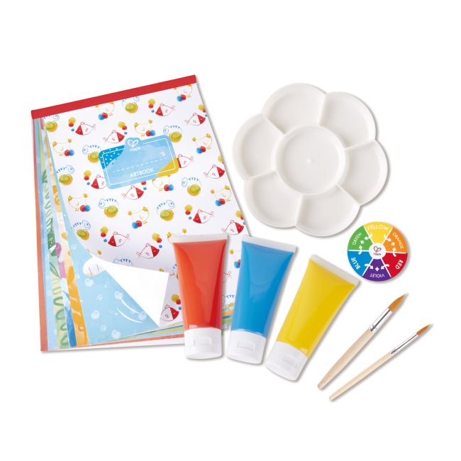 Kit pictura cu mix de culori pentru copii - 16 piese