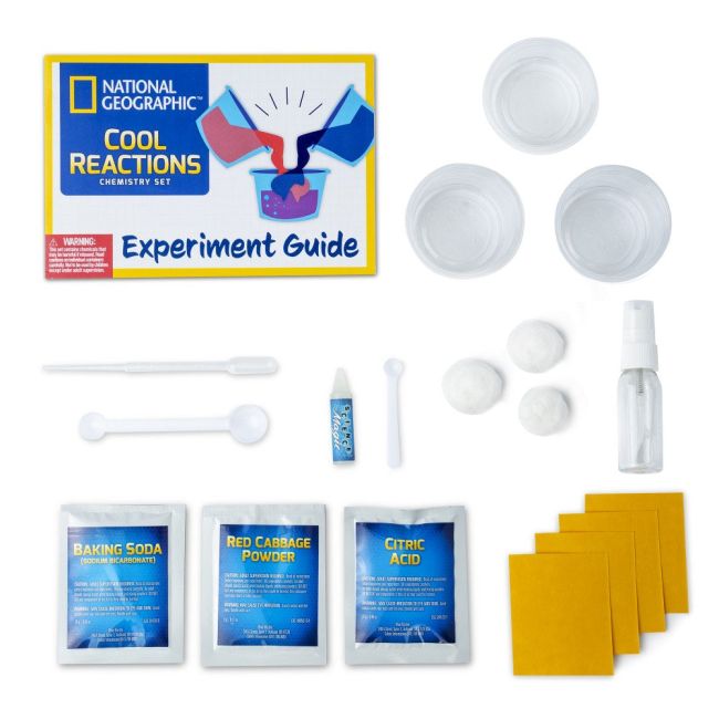 National Geographic - Kit creativ reactii chimice fascinante ARTNG22572