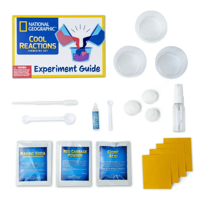 National Geographic - Kit creativ reactii chimice fascinante ARTNG22572