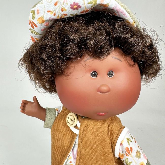 Papusa Nines D'Onil, Colectia Little Mio, Afro, 23 cm