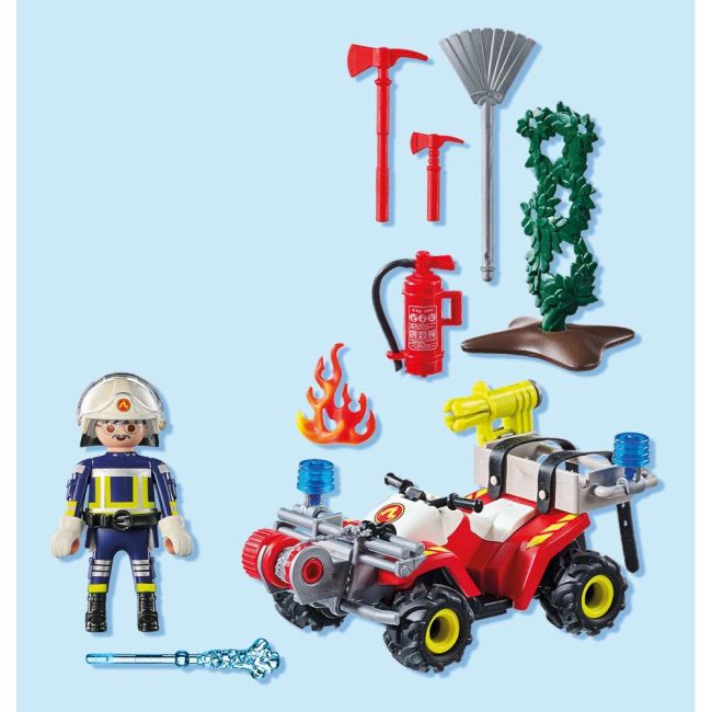 Playmobil - ATV de pompieri Playmobil ARTPM71825