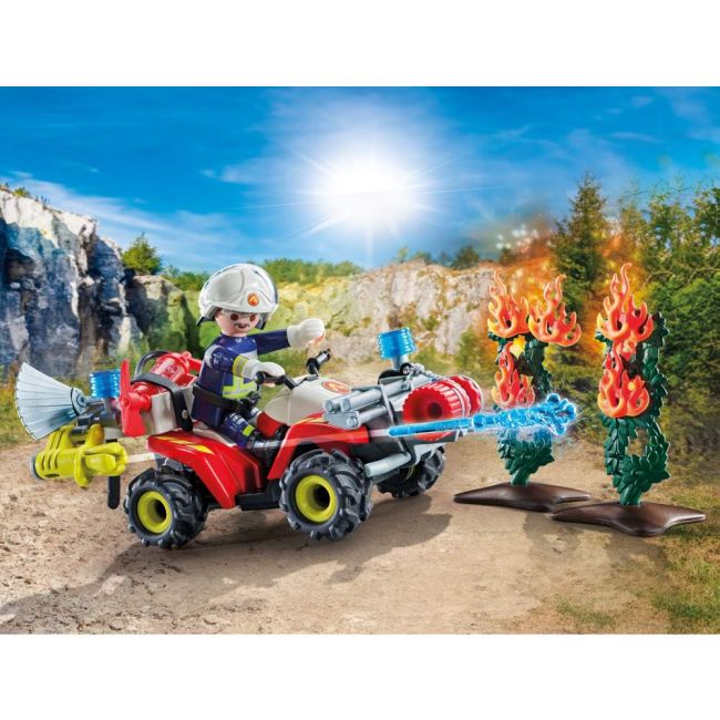 Playmobil - ATV de pompieri Playmobil ARTPM71825
