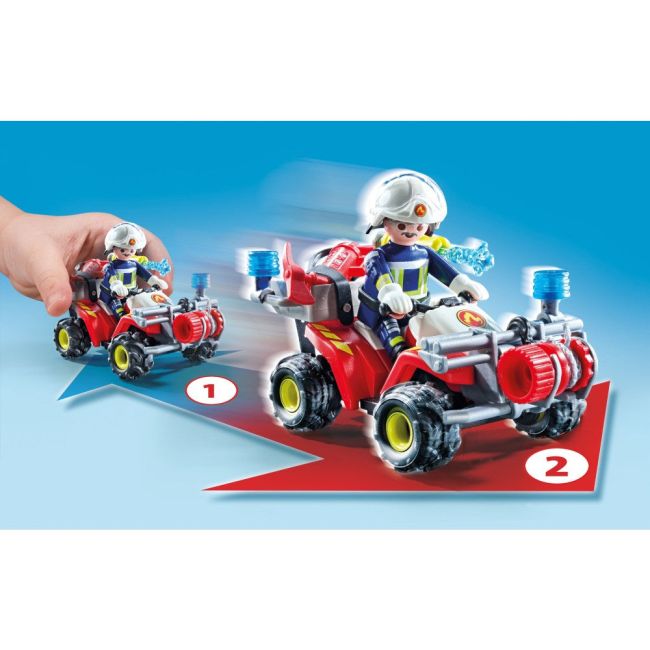 Playmobil - ATV de pompieri Playmobil ARTPM71825