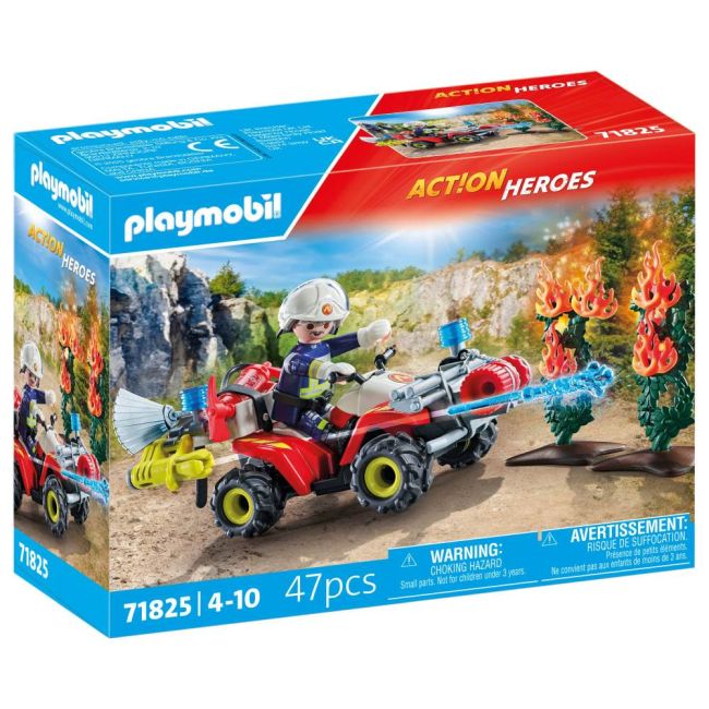 Playmobil - ATV de pompieri Playmobil ARTPM71825