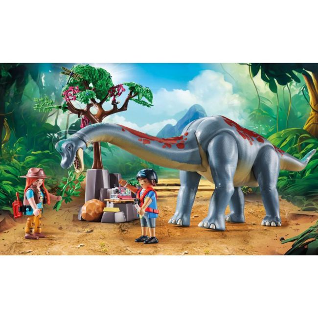 Playmobil - Brachiosaurus si hovercraft Playmobil ARTPM71819