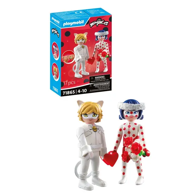 Playmobil - Miraculous Nunta visurilor cu Ladybug si Cat Noir ARTPM71865