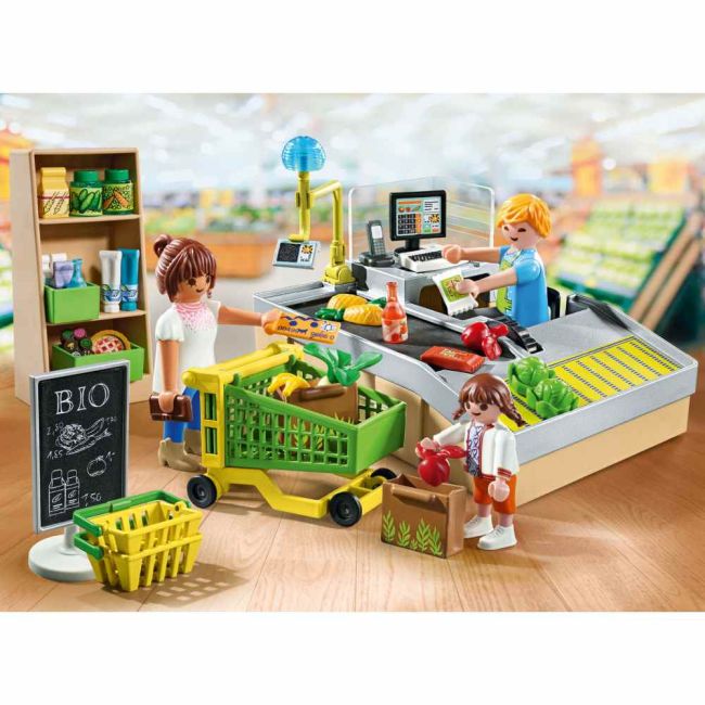 Playmobil - Promo pack supermarket cu produse bio ARTPM71648