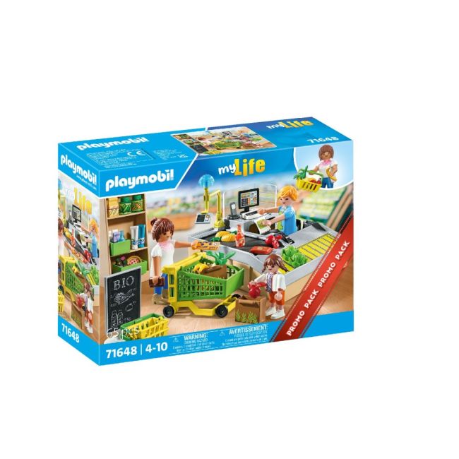 Playmobil - Promo pack supermarket cu produse bio ARTPM71648