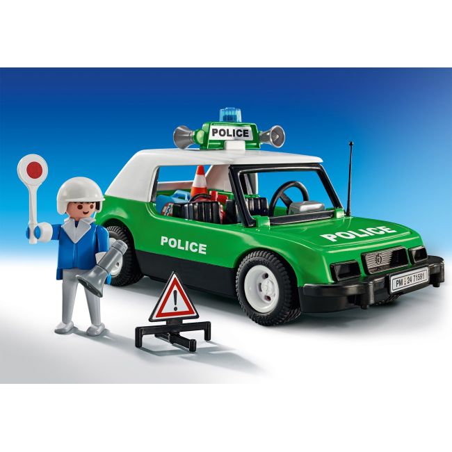 Playmobil-MASINUTA CLASICA DE POLITIE ARTPM71591