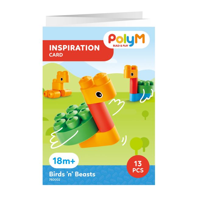 PolyM - Animale creative de jucarie (18 piese)
