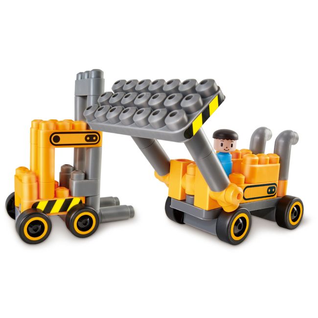 PolyM - Buldozer de jucarie (43 piese)