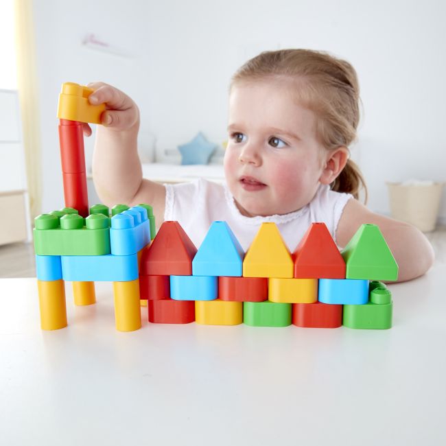 PolyM - Kit de constructie arhitectura pentru copii (30 piese)