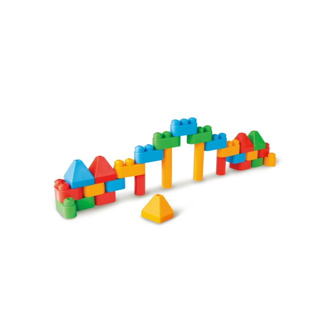 PolyM - Kit de constructie arhitectura pentru copii (30 piese)