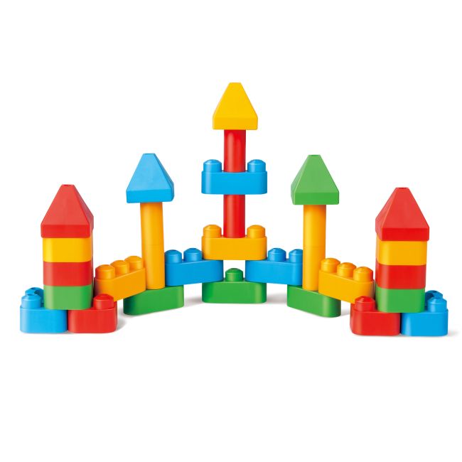 PolyM - Kit de constructie arhitectura pentru copii (30 piese)