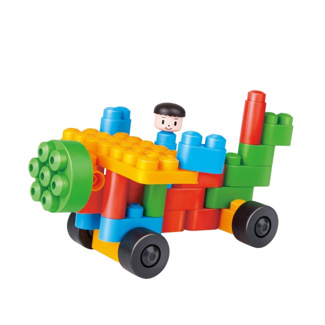 PolyM - Kit de constructie creativ de jucarie (25 piese)