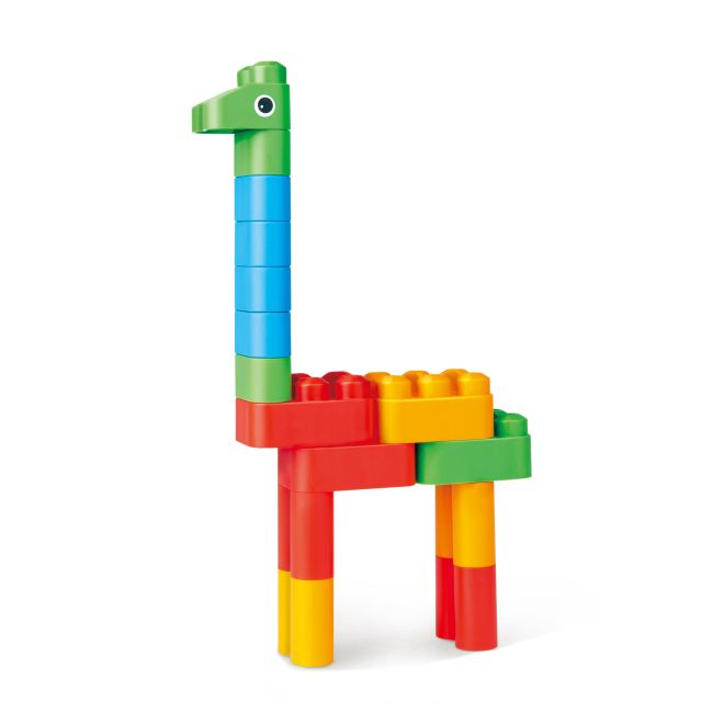 PolyM - Set constructie gradina zoologica pentru copii (31 piese)