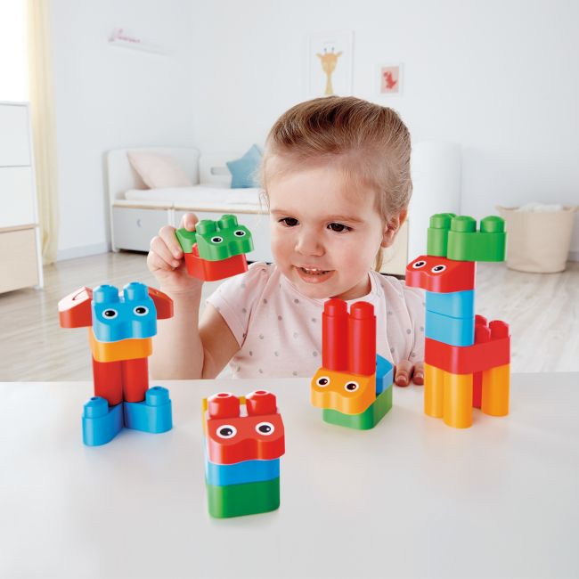 PolyM - Set constructie gradina zoologica pentru copii (31 piese)