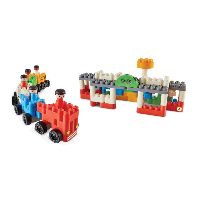 PolyM - Vehicule de jucarie pentru copii (130 piese)