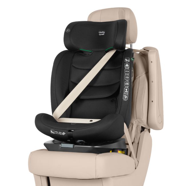Scaun auto rotativ 360°, SPS, Top Tether, Carrello UNITY i-SIZE 40-150 cm ISOFIX Accord Grey PMICCRL-17010-ACGREY