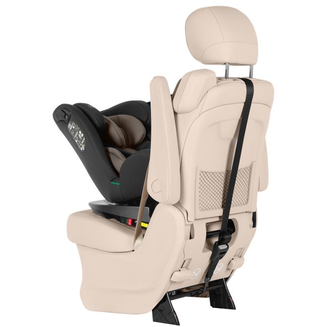 Scaun auto rotativ 360°, SPS, Top Tether, Carrello UNITY i-SIZE 40-150 cm ISOFIX Harmony Beige PMICCRL-17010-HMBEIGE