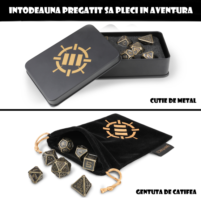 Set Zaruri Metalice Ancient Bronze DnD ERFENTTDM7500BKEW