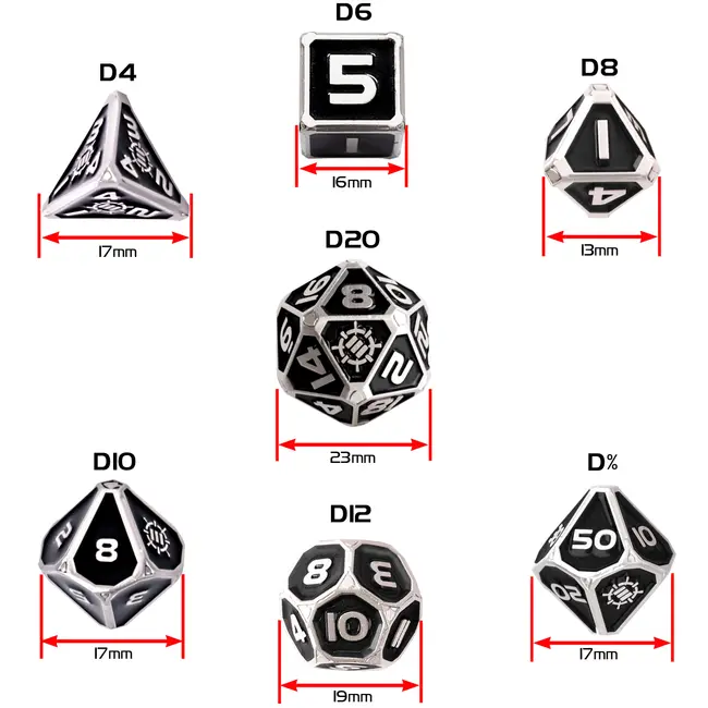 Set Zaruri Metalice Collector s Edition Black DnD ERFENTTDM7520BKEW