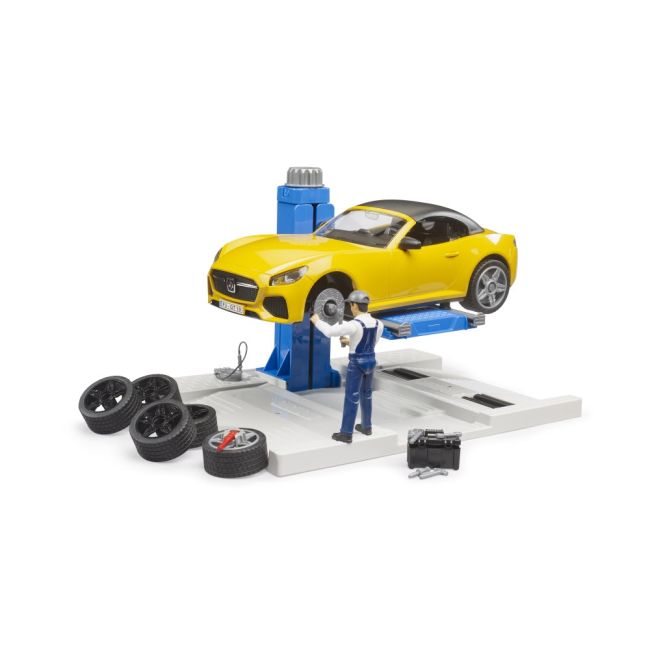 Bruder Service auto cu decapotabila sport ARTBR62112