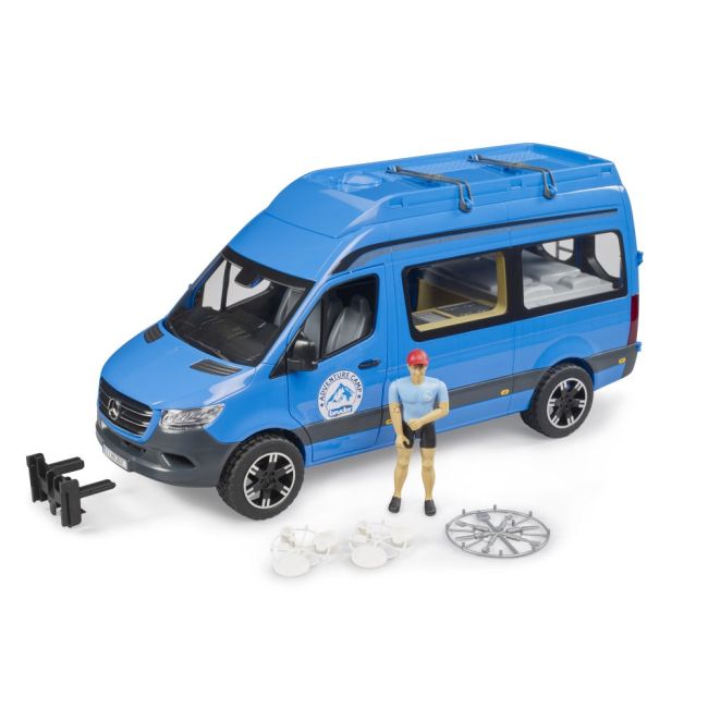 Bruder Sprinter Camping Mercedes Benz cu sofer si accesorii ARTBR02684