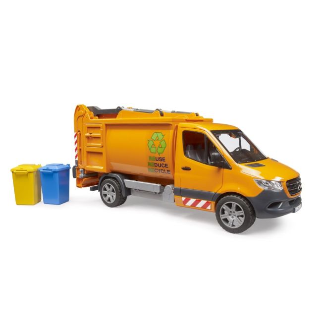 Bruder Sprinter de gunoi municipal Mercedes Benz si 2 pubele ARTBR02682