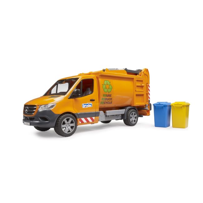 Bruder Sprinter de gunoi municipal Mercedes Benz si 2 pubele ARTBR02682