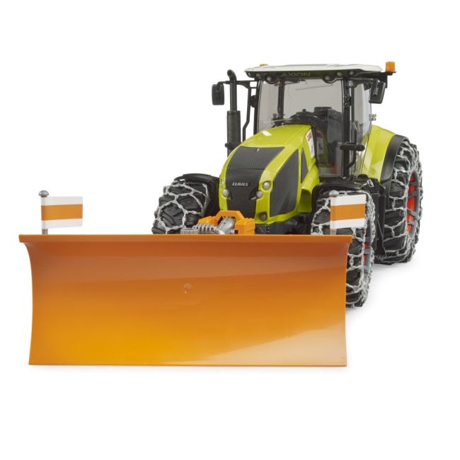 Bruder Tractor Claas Axion 950 cu lanturi de zapada si lama de plug ARTBR03018