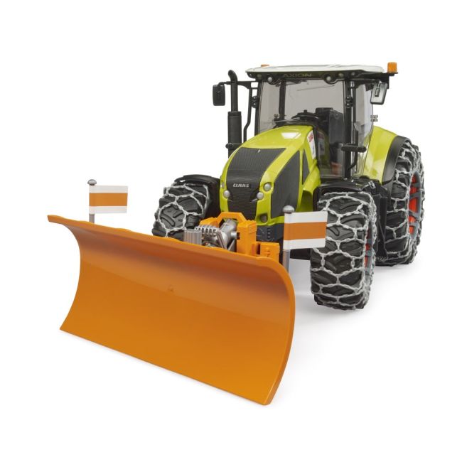 Bruder Tractor Claas Axion 950 cu lanturi de zapada si lama de plug ARTBR03018