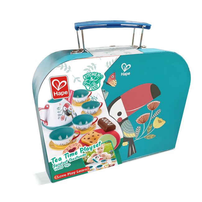 Jucarie - Set de ceai cu valiza (15 piese)