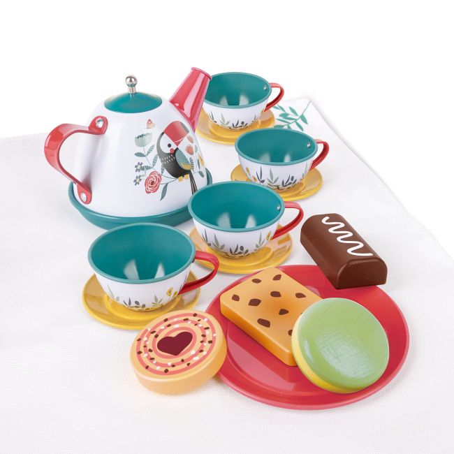 Jucarie - Set de ceai cu valiza (15 piese)