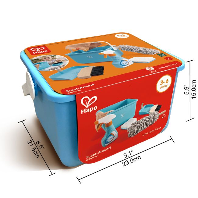 Jucarie - Set de curatenie cu galeata (7 piese)